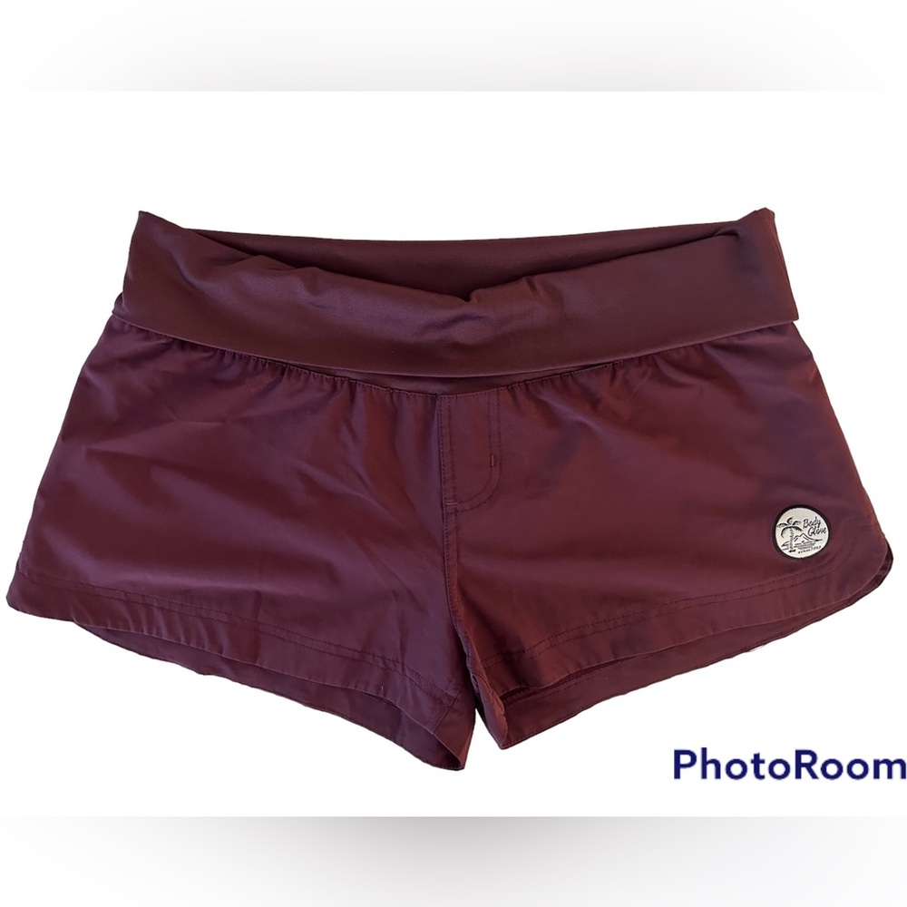 Body Glove Seaside Vapor Dahlia Shorts Large L Boardshorts Plum Quick Dry Swim